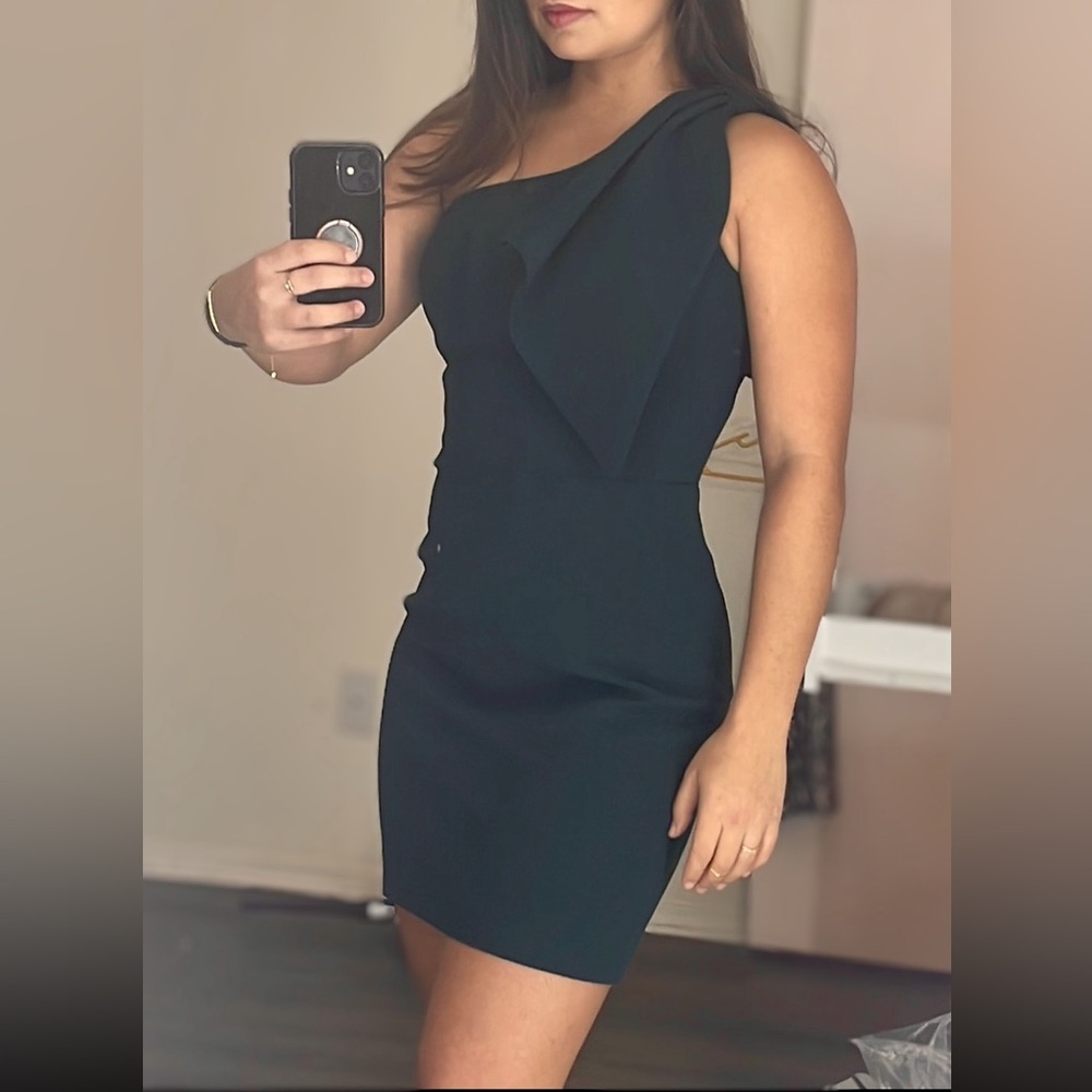 Nordstrom Elegant Green Assymetrical Dress